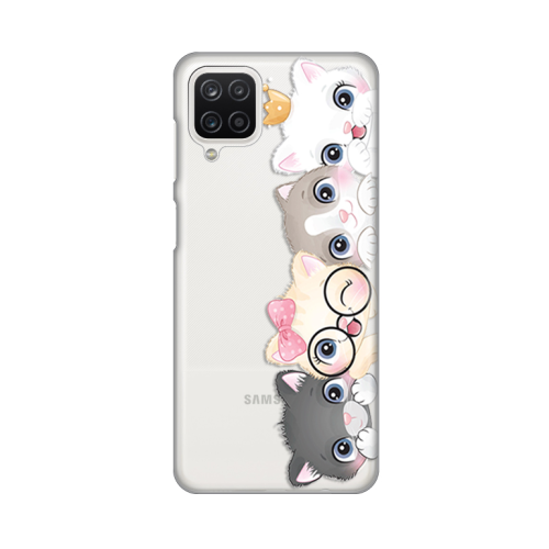 Silikonska futrola print Skin za Samsung A125F Galaxy A12 Cats.