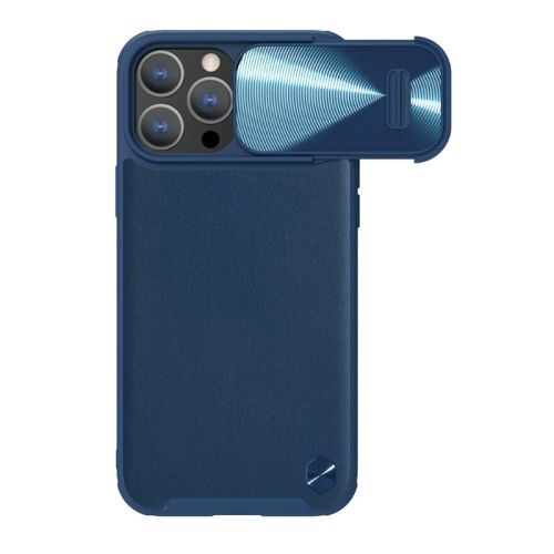 Futrola Nillkin Cam Shield Leather S za iPhone 14 Pro (6.1) plava (MS).