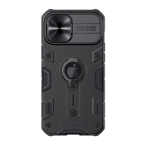 Futrola Nillkin Cam Shield Armor za Iphone 12/12 Pro (6.1) crna with logo (MS).