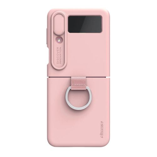 Futrola Nillkin Cam Shield Silky za Samsung F721B Samsung F721 Galaxy Z Flip 4 roze (MS).