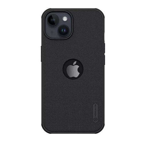 Futrola Nillkin Super Frost Pro za iPhone 15 crna (logo cut) (MS).