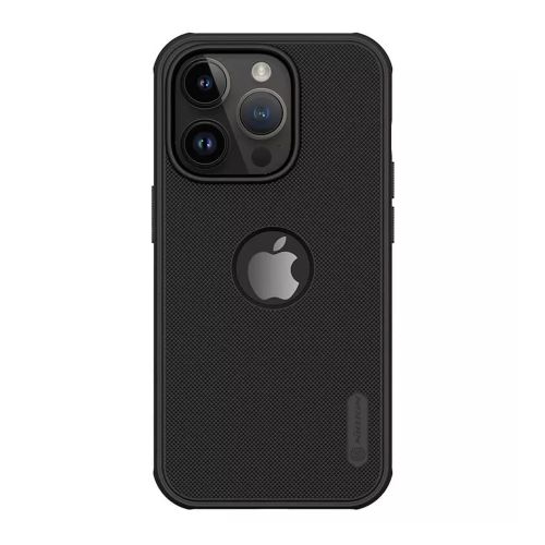 Futrola Nillkin Super Frost Pro za iPhone 15 Pro (6.1) crna (logo cut) (MS).
