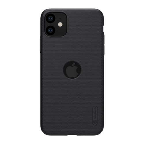 Futrola NILLKIN super frost za Iphone 11 crna (logo cut) (MS).