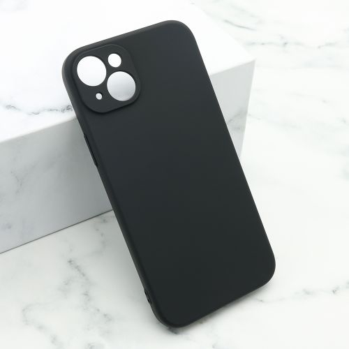 Futrola Soft Silicone za iPhone 15 Plus crna (MS).