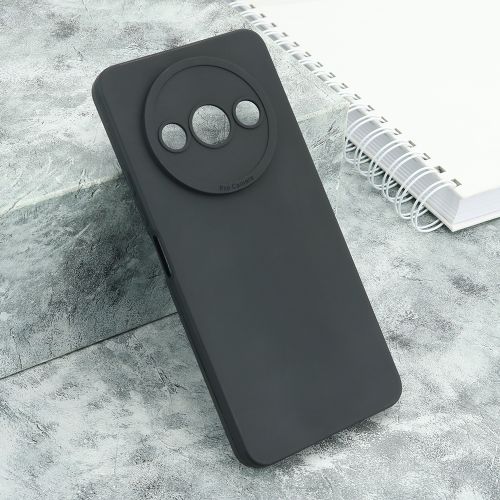Silikonska futrola Pro Camera za Xiaomi Redmi A3 crna (MS).