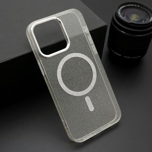 Futrola SPARKLING MagSafe za iPhone 15 Pro Max (6.7) providna (MS).