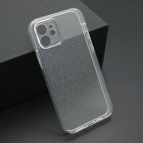 Futrola SPARKLING za iPhone 12 providna (MS).