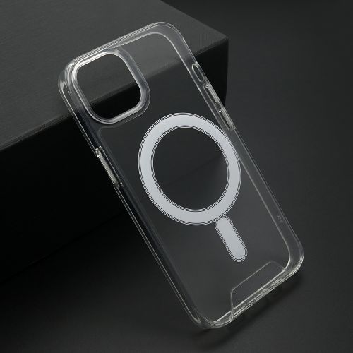 Futrola STANDARD MagSafe za iPhone 14 (6.1) providna (bela) (MS).