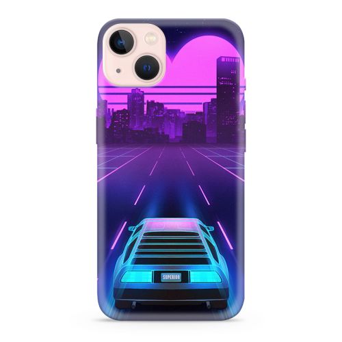 Futrola ultra tanki print providna NEON WAVE za iPhone 13 (6.1) NW02 (MS).