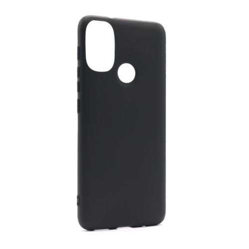 Futrola ultra tanki KOLOR za Motorola Moto E40 crna (MS).