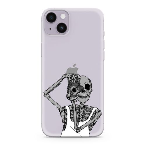 Futrola ultra tanki print providna za iPhone 14 Plus (6.7) ND0302 (MS).