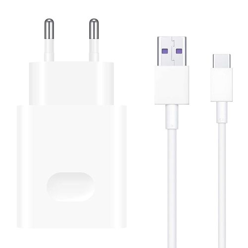 Kucni punjac Huawei USB CP404 22.5W sa Type-C kablom white FULL ORG (55033325) (MS).