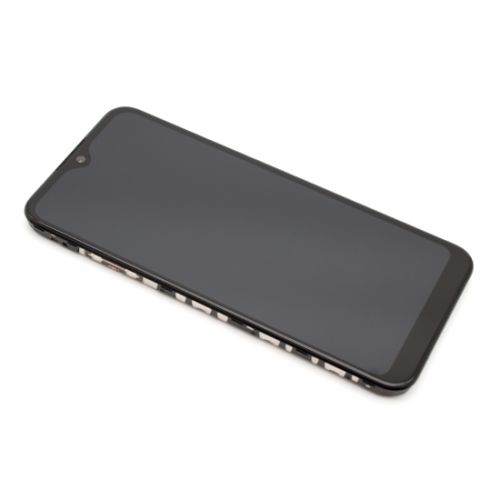 LCD Displej / ekran za Samsung A015 Galaxy A01 (2020) + touchscreen + frame black Full ORG EU (GH81-18209A) (MS).
