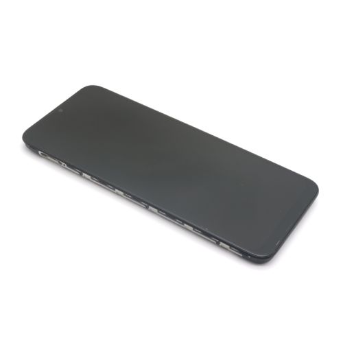 LCD Displej / ekran za Motorola Moto G8 Power Lite + touchscreen + frame black (MS).