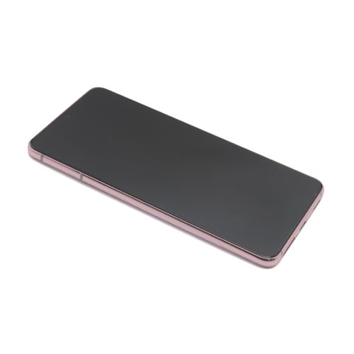 LCD Displej / ekran za Samsung G991F Galaxy S21 5G + touchscreen + frame phantom pink Full ORG EU (GH82-24716D/24718D) (MS).