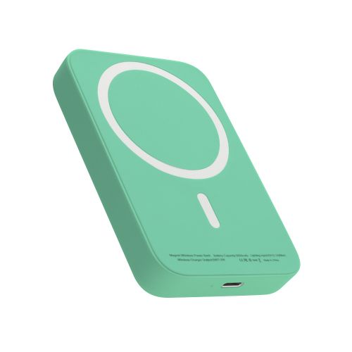 Power Bank baterija MagSafe 5000 mAh zeleni (MS).