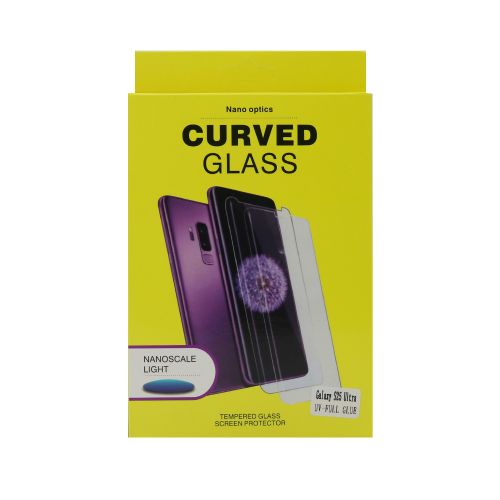 Staklena folija glass 3D MINI UV-FULL GLUE za Samsung S938 Galaxy S25 Ultra 5G providna (bez UV lampe) (MS).