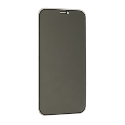 Staklena folija glass PRIVACY 2.5D full glue za Iphone 12/12 Pro (6.1) crna (MS).