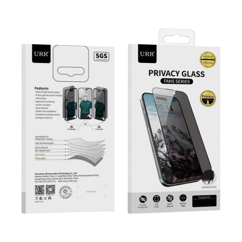 Folija PREMIUM PRIVACY GLASS za iPhone 15 Pro(MS).
