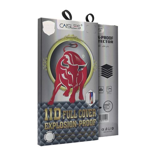 Folija RED BULL NANO 11D za Iphone 12/12 Pro (6.1) crna (MS).