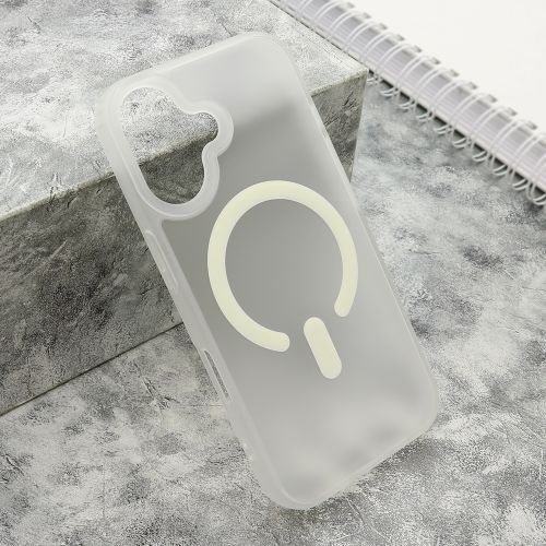 Futrola BLURRY MagSafe za iphone 16 (6.1) bela (MS).