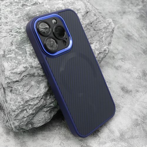 Futrola CARBON MagSafe za iPhone 15 Pro (6.1) plava (MS).