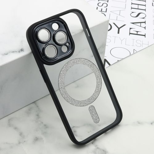 Futrola DIAMOND MagSafe za iPhone 14 Pro (6.1) crna (MS).
