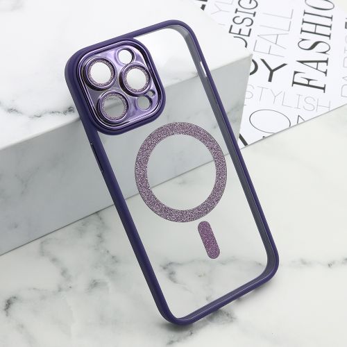 Futrola DIAMOND MagSafe za iPhone 14 Pro Max (6.7) ljubicasta (MS).