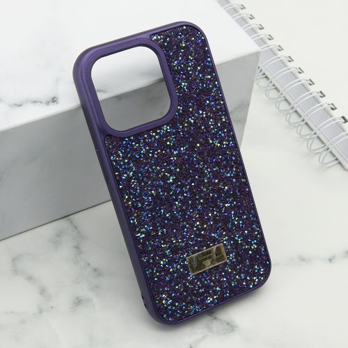 Futrola DIAMOND SELECTION za iPhone 15 Pro (6.1) ljubicasta (MS).