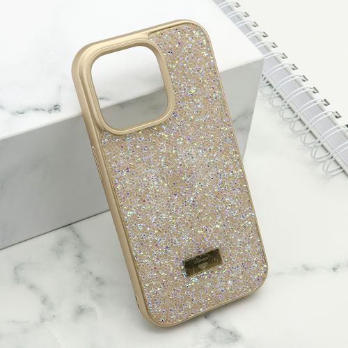 Futrola DIAMOND SELECTION za iPhone 14 Pro (6.1) zlatna (MS).