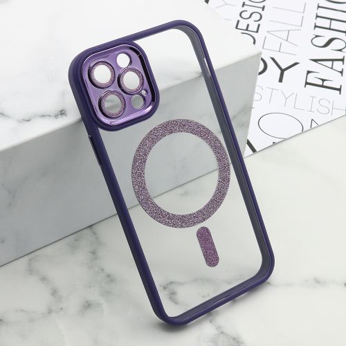 Futrola DIAMOND MagSafe za iPhone 12 Pro ljubicasta (MS).