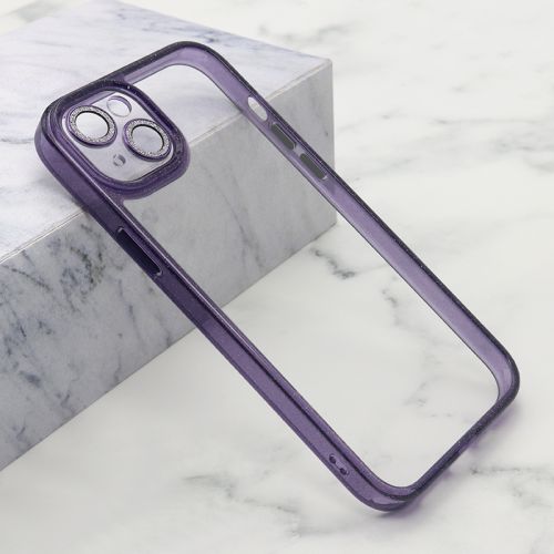 Futrola DIAMOND LENS za iPhone 15 Plus ljubicasta (MS).