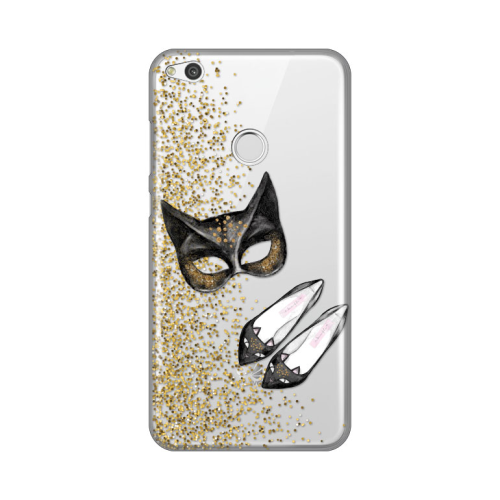 Silikonska futrola print Skin Za Huawei Honor 8 Lite/P8 Lite (2017)/P9 Lite (2017) Cat Fashion.