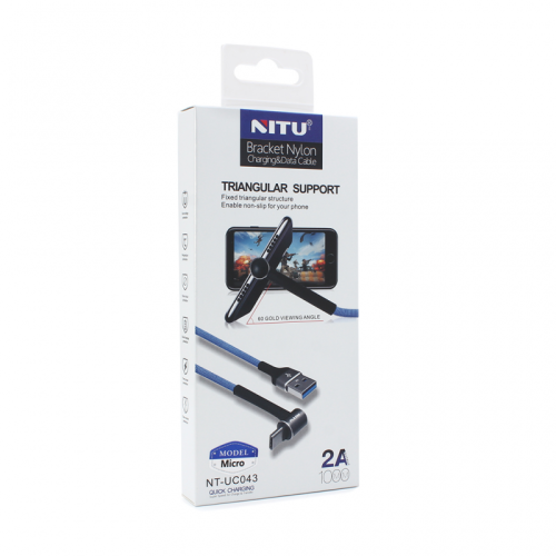 Data kabl NITU UC043 micro USB crveni 1m.