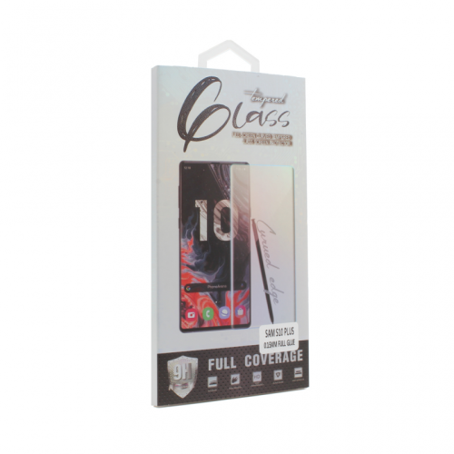 Zastitno staklo Staklena folija glass full glue 0.15mm za Samsung G985F Galaxy S20 Plus zakrivljena crni.