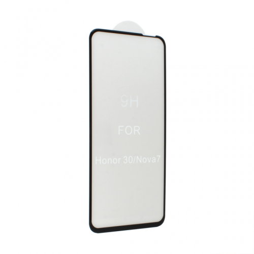 Zastitno Staklo Staklena folija glass 2.5D full glue za Huawei Honor 30 crni.