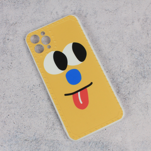 Futrola Smile face za iPhone 11 Pro Max 6.5 zuta.