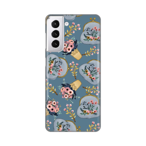 Silikonska futrola print za Samsung G991 Galaxy S21 Retro Blue.