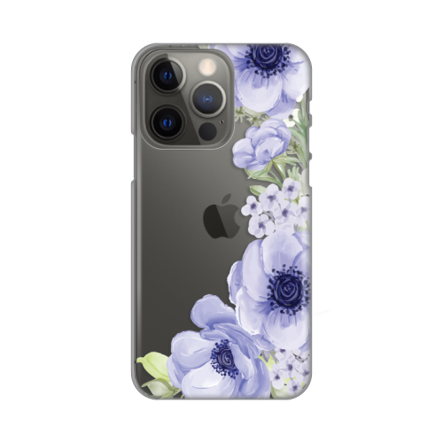 Silikonska futrola print Skin za iPhone 13 Pro Blue Roses.