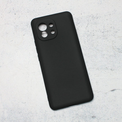 Silikonska futrola Ultra Thin za Xiaomi Mi 11 mat crna.