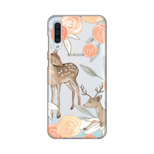 Silikonska futrola print Skin za Samsung A307F/A505F/A507F Galaxy A30s/A50/A50s Flower Deer.