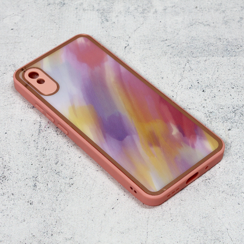Futrola Candy Marble za Xiaomi Redmi 9A svetlo ljubicasta.