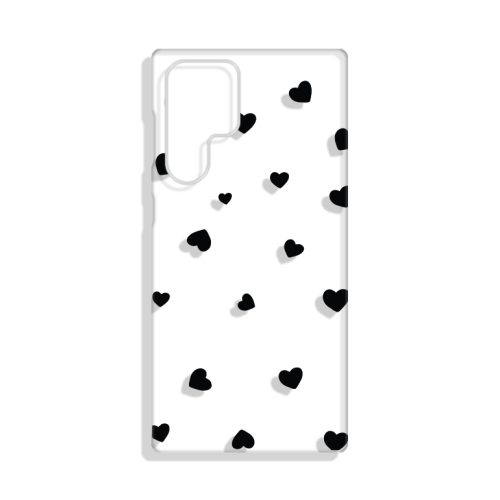 Silikonska futrola print Skin za Samsung Galaxy S22 Ultra 5G Hearts.