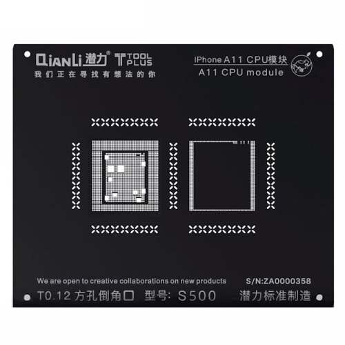 BGA sito Qianli ToolPlus 3D iBlack CPU modul za Iphone 8G A11 S500.