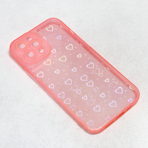 Futrola Heart Color IMD za iPhone 12 Pro Max 6.7 roze.