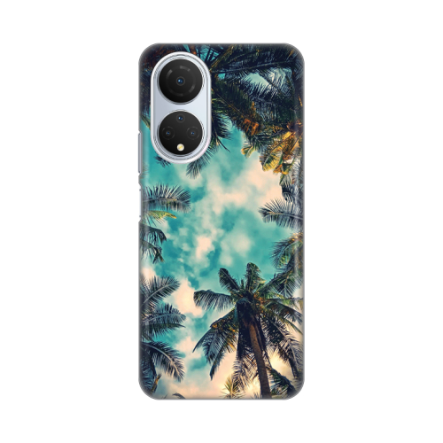 Silikonska futrola print Skin za Huawei Honor X7 Palm tree.