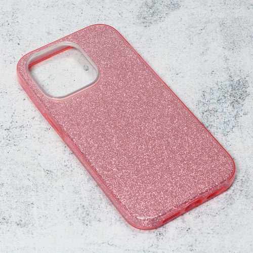 Futrola Crystal Dust za iPhone 14 Pro roze.