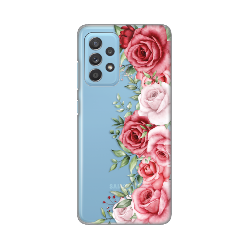 Silikonska futrola print Skin za Samsung A525 Galaxy A52 4G/A526 Galaxy A52 5G/A528B Galaxy A52s 5G Wild Roses.