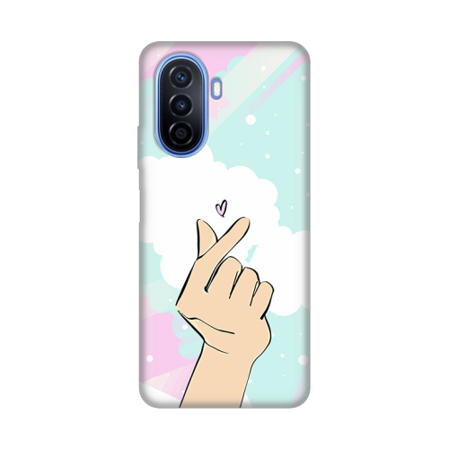 Silikonska futrola print za Huawei nova Y70 Magic Love.