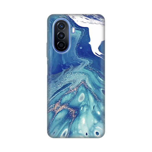 Silikonska futrola print za Huawei nova Y70 Blue Marble.
